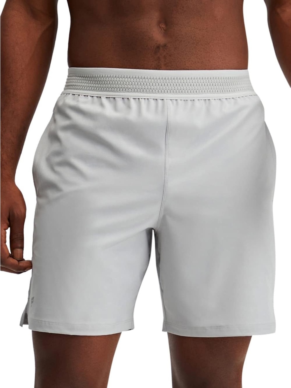 Fabletics Men's Athletic Shorts in Light Gray